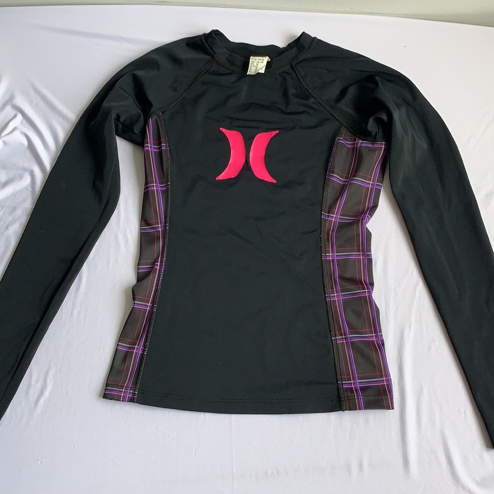 Black Hurley Swim/Sun Protection Top .